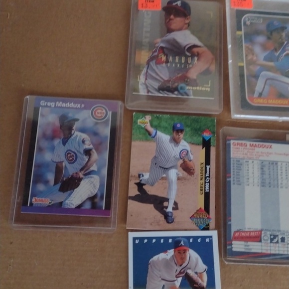 1987 Fleer Update Baseball Greg Maddux #U-68 Rookie Baseball  Greg Maddux Baseball Card Collection(Included Rookie Card)
